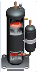 Q Ton heat pump sıcak su üreticisi